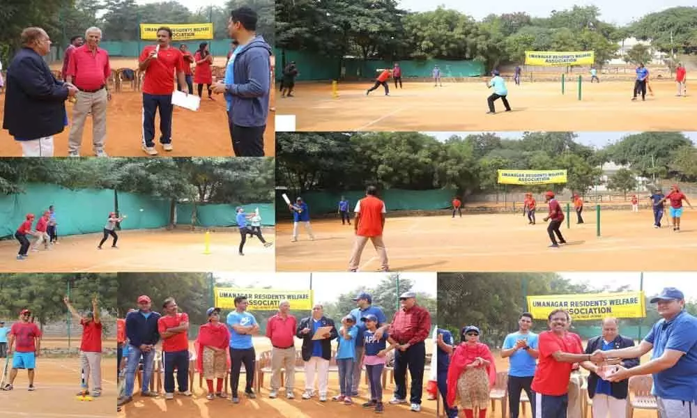 Friendly match for residents in Begumpet