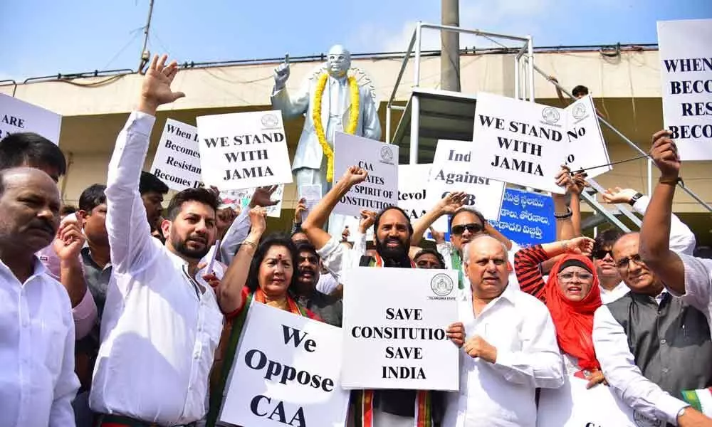 BJP ruining Constitution: Congress
