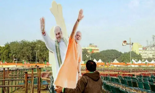 Live updates: PM Narendra Modis mega rally at Ramlila Maidan