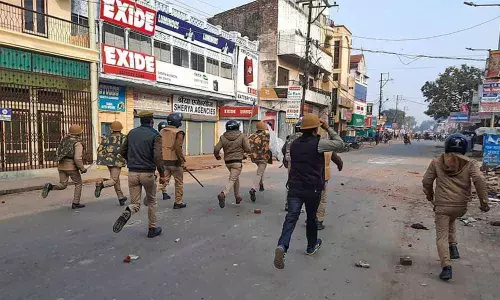 Violence abates, political blame game begins in UP