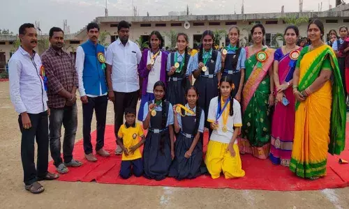 Sports meet organised at school
