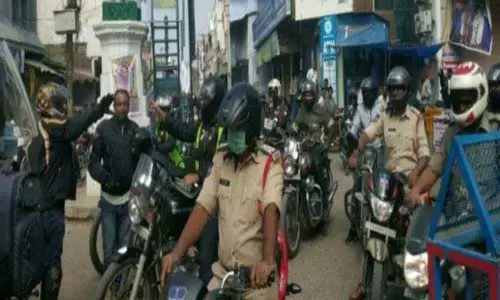 Traffic awareness drive held