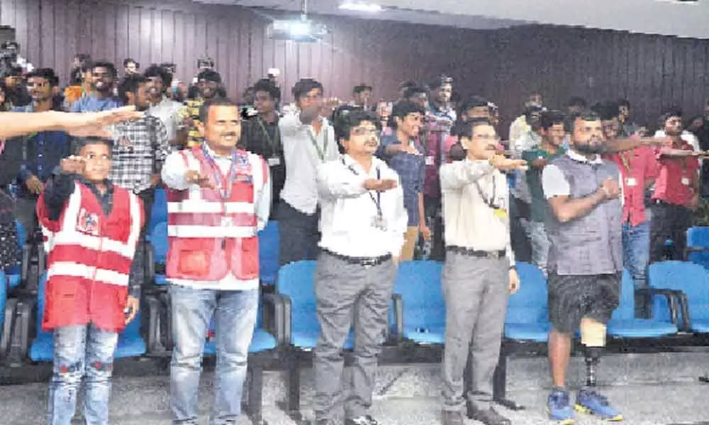Hyderabad: Road safety awareness session held at Kinnera Hall