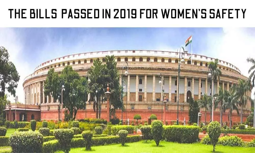 The Bills passed in 2019 for womens safety