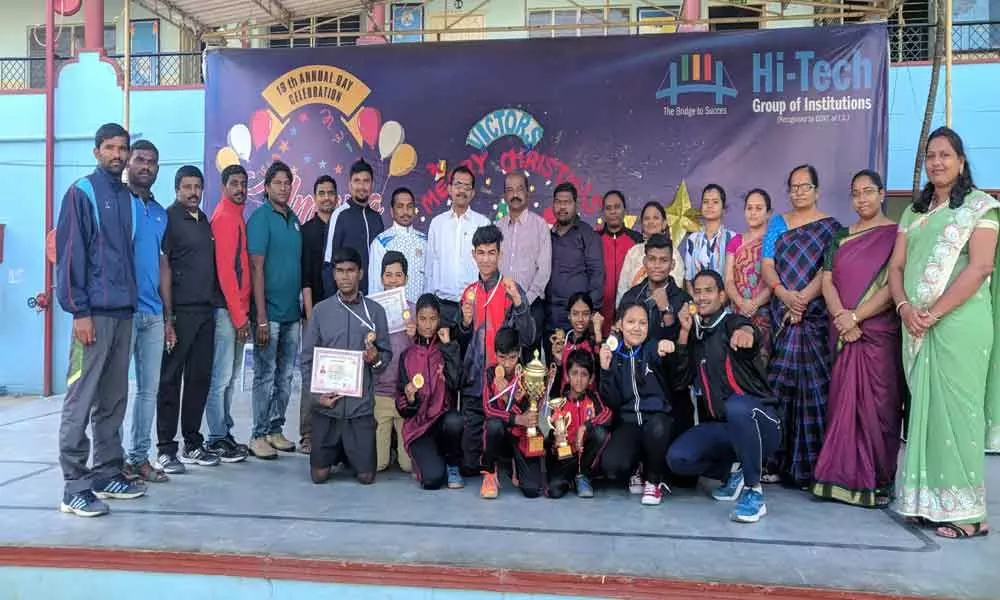 Old Boinpally: School students fare well in national boxing championship