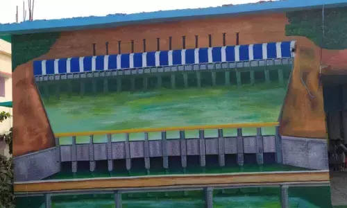 Kaleshwaram project comes to Sircilla school in 3D art