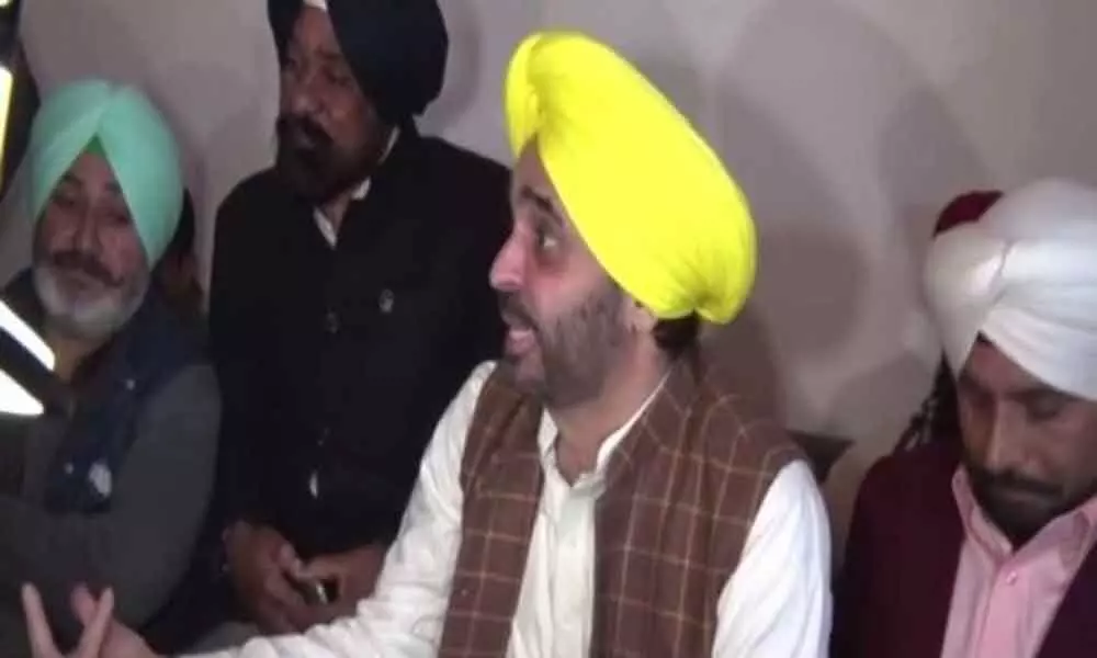 AAP MP Bhagwant Mann gets into heated argument with journalist during press conference