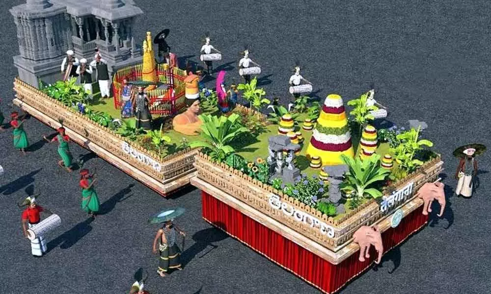 After being rejected for four years, Telangana tableau makes its way to Republic-Day Parade 2020