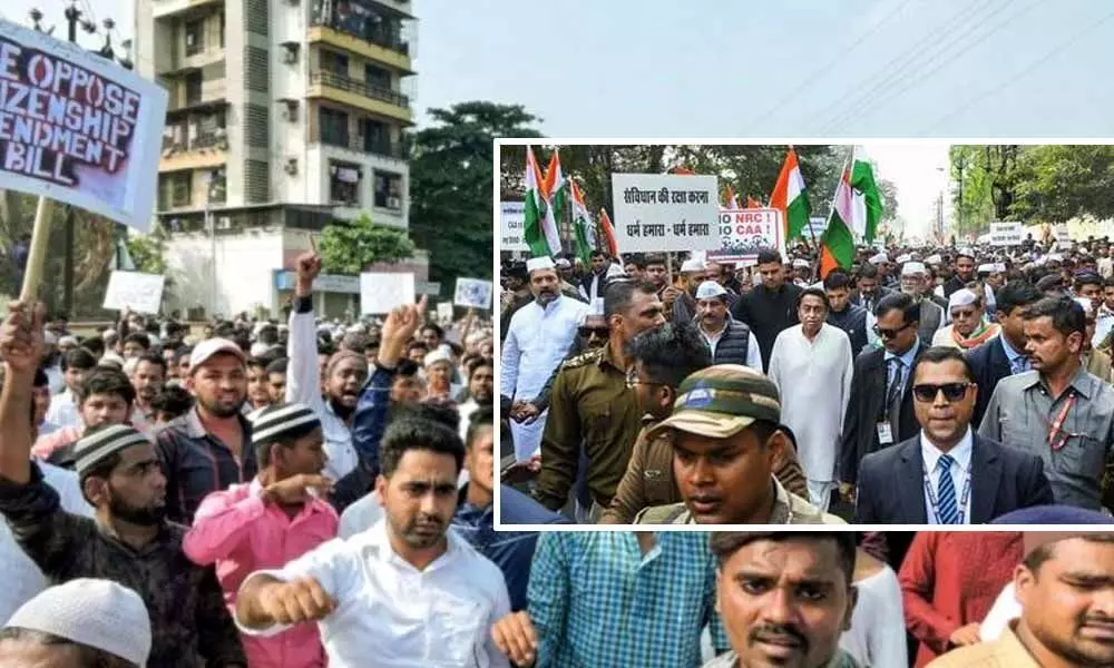 Kamal Nath leads anti-CAA, NRC march in Bhopal
