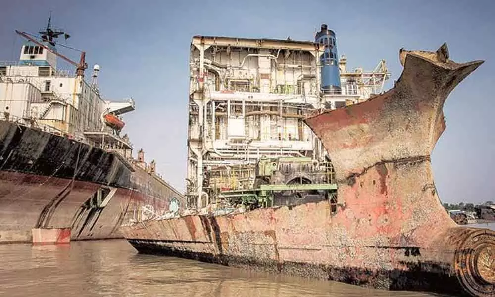 India eyes 60% share in global ship recycling business