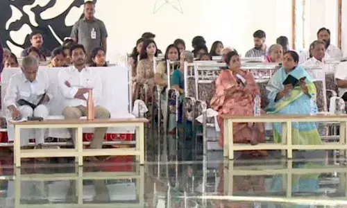 CM YS Jagan Mohan Reddy offers prayers on Christmas Day and laid foundation for welfare schemes at Pulivendula