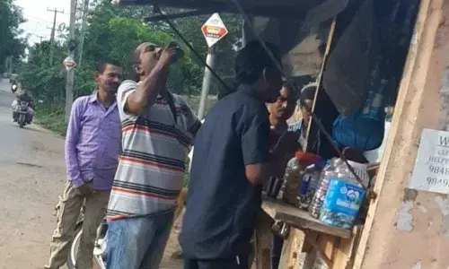 Ramanthapur: Liquor sales begin right at 6 am