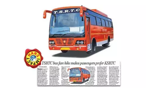 Competition makes TSRTC to slash Bengaluru ticket fare