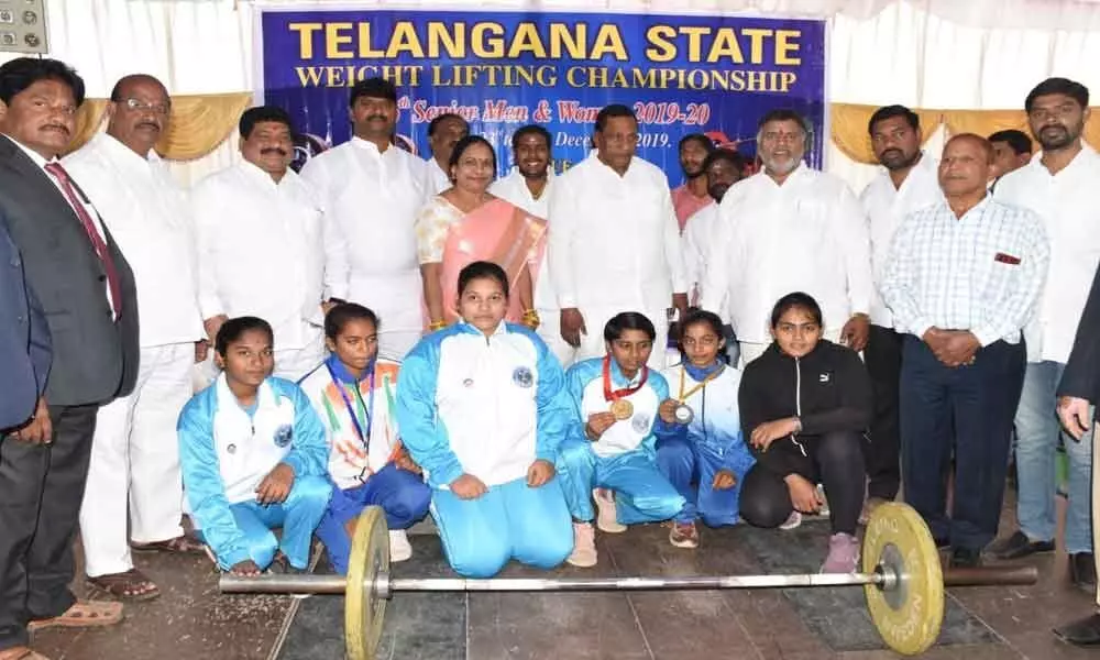 Secunderabad Cantonment: Weight-lifters vie for TS state championship