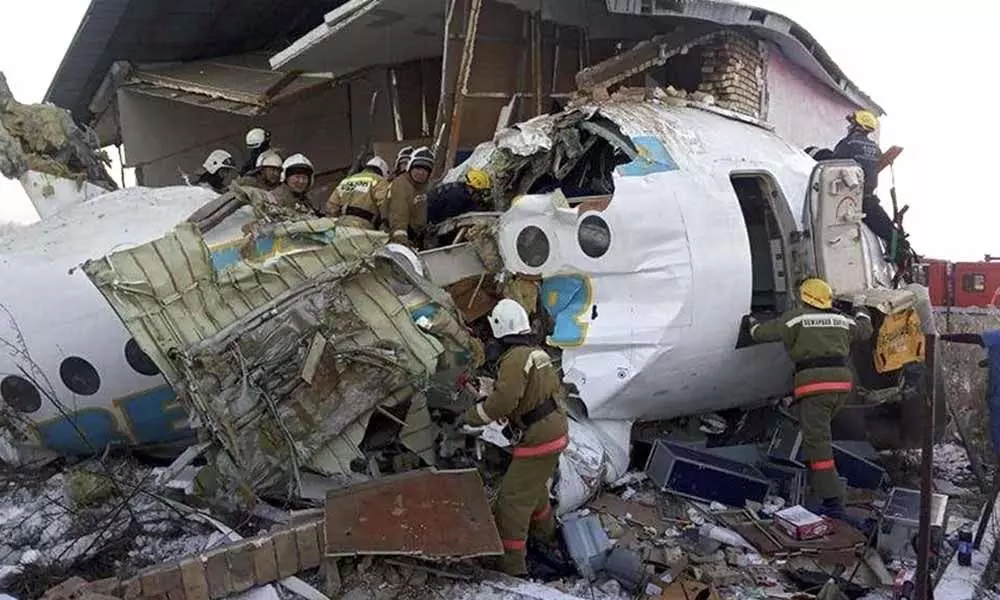 Toll in Kazakhstan plane crash revised to 12