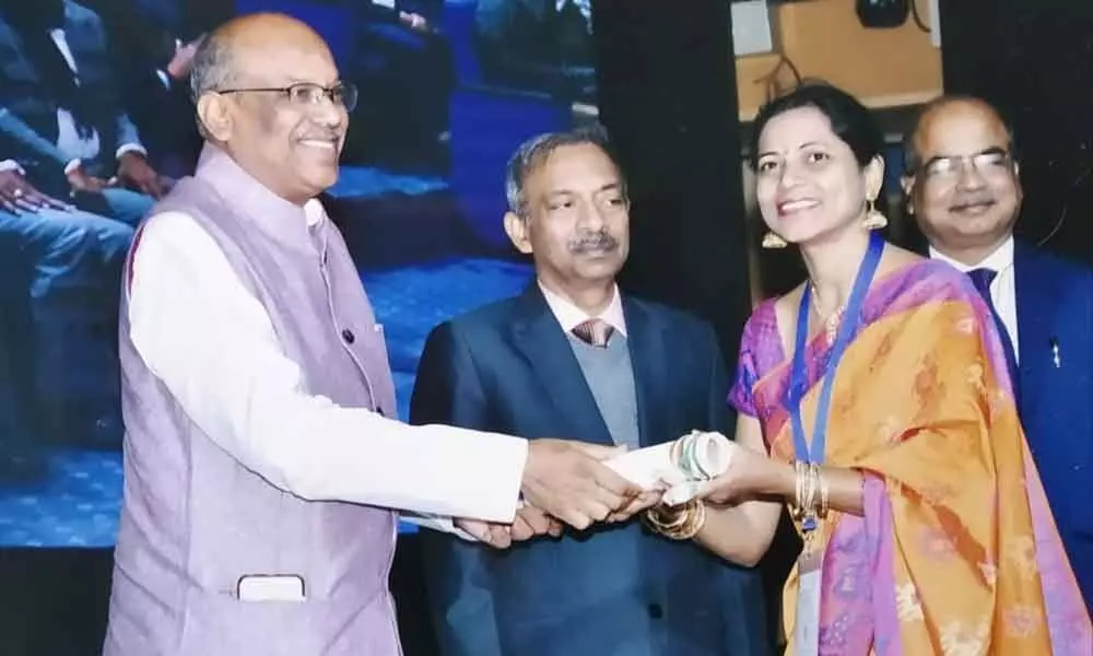 Telangana State Govt teacher bags Network for Information and Computer Technology Award