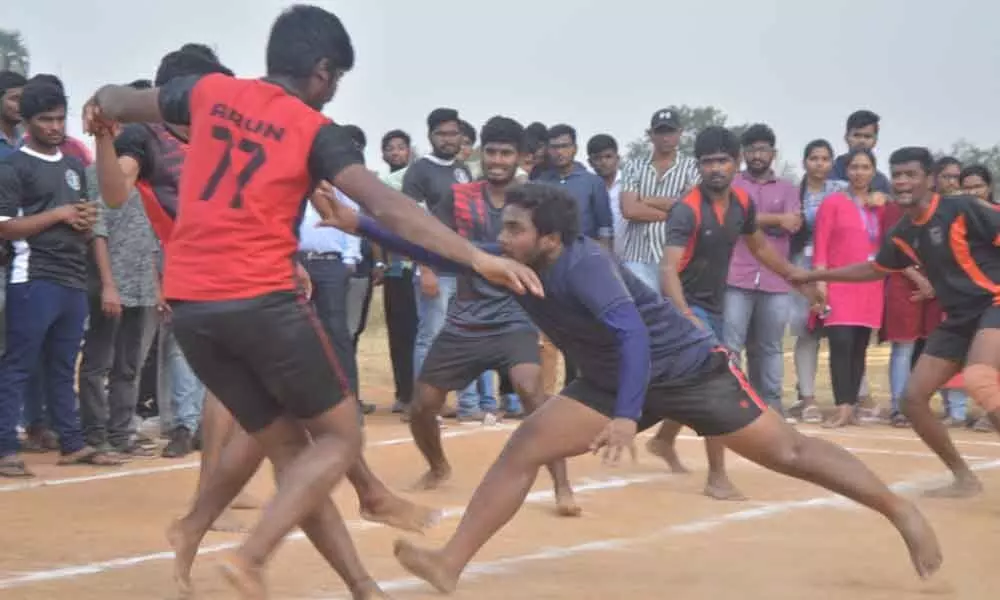 Hyderabad: National Inter-collegiate Invitation Sports Fest inaugurated