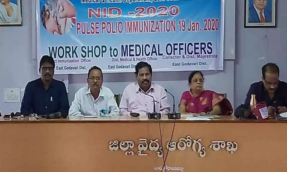 Pulse Polio drive in district on Jan 19: DMHO Dr B Satya Suseela