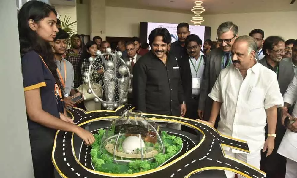 MP M V V Satyanarayana inaugurates Architect Expo 2019 in Visakhapatnam