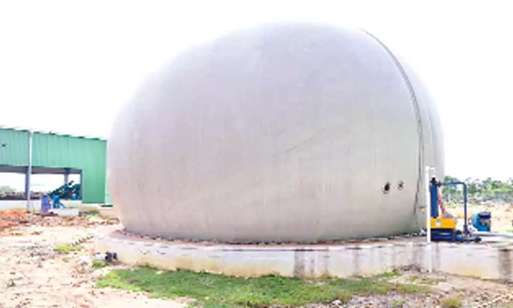 Bio gas generation plant ready to serve in Tirupati