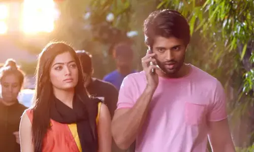 Rashmika And Vijay Recreate The Scene From Enti Enti… Song