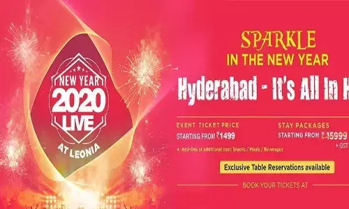 Good Bye 2019 Welcome 2020: Lets begin the 2020 NYE party in Hyderabad