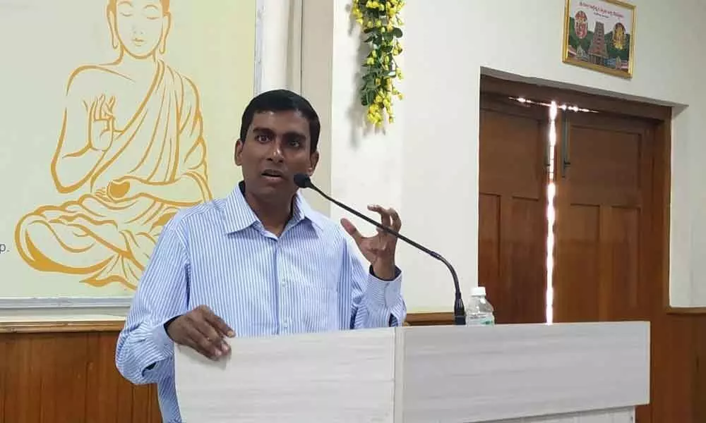 Acquire new age skills for jobs, students told Sudhakar Lingamaneni