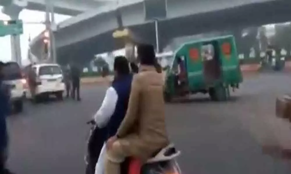 CRPF blames Priyanka Gandhi for scooter ride, denies security breach