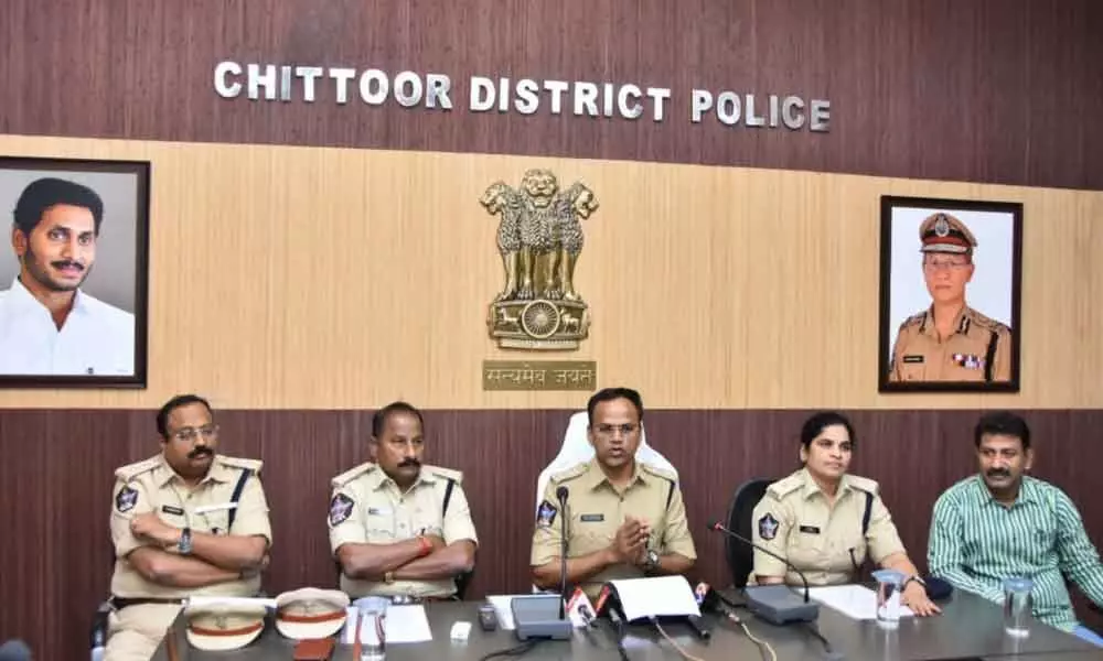 Slight rise in crime rate in 2019 in Chittoor district: SP S Senthil Kumar