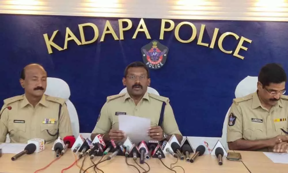 Red sanders smuggling declines significantly in Kadapa: SP KVVN Anburajan