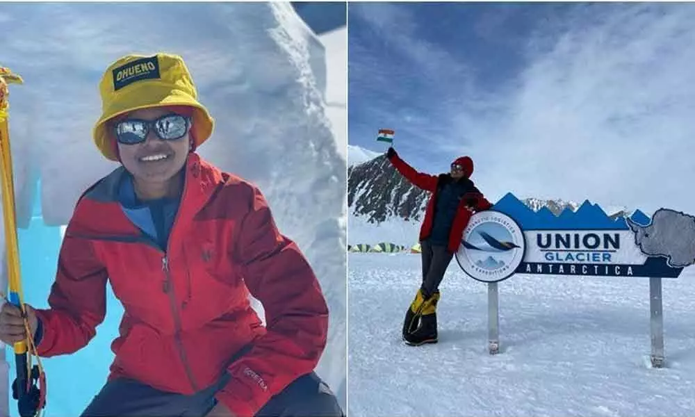 Malavath Poorna conquers Mt Vinson