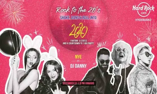 NYE2020 ft DJ Danny - Hard Rock Cafe Hyderabad