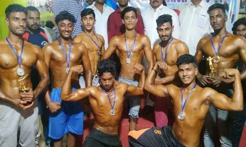 Bodybuilding championship held in Bowenpally