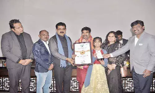 Dr Anand receives national award at Constitution Club of India in New Delhi