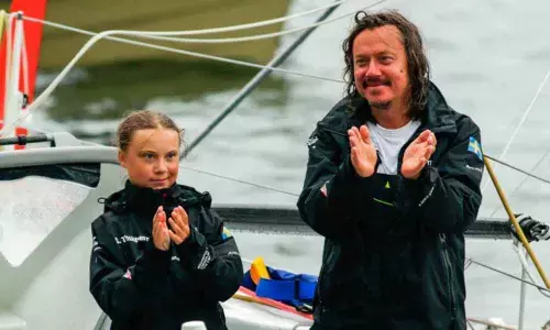 Greta very happy with her activism, says father