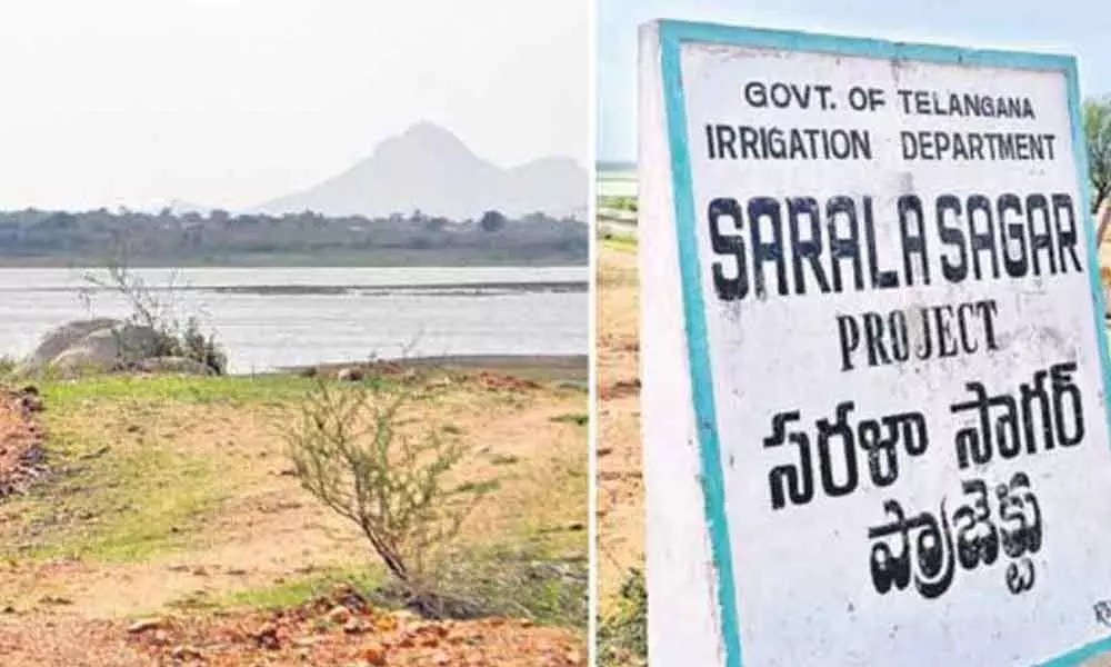 Water flows out from Sarla project in Wanaparthy due to failure of siphon gates