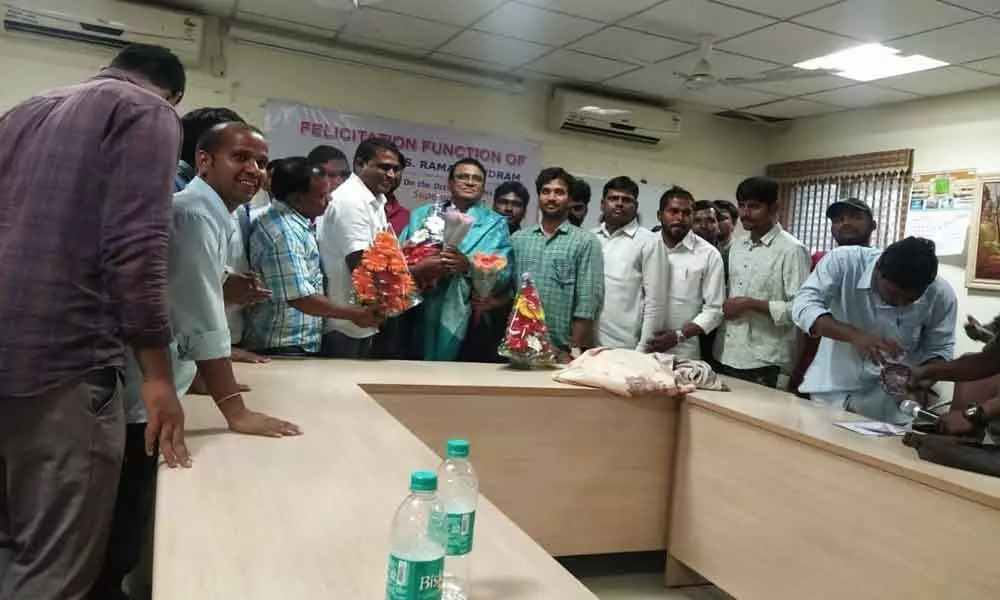Bahujan Student Federation felicitates former VC S Ramachandram