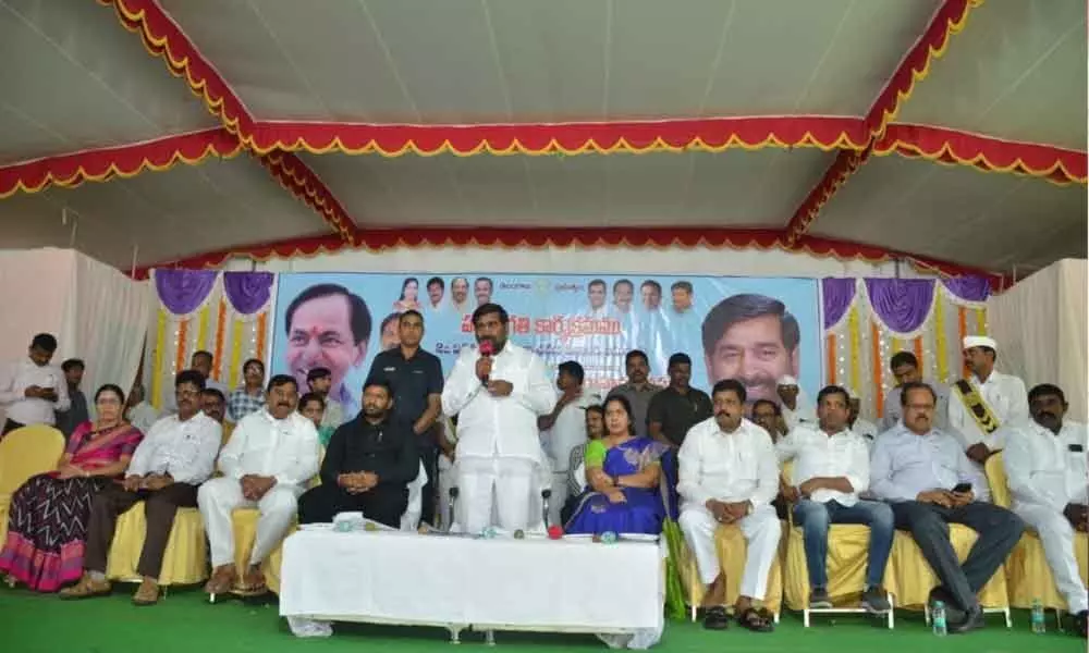 Peoples participation sought for 2nd phase of Palle Pragathi: Minister G Jagadish Reddy in Suryapet