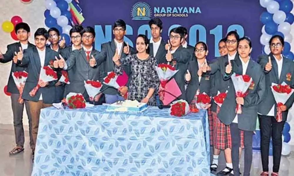 Narayana secures maximum selections in NSO-2019
