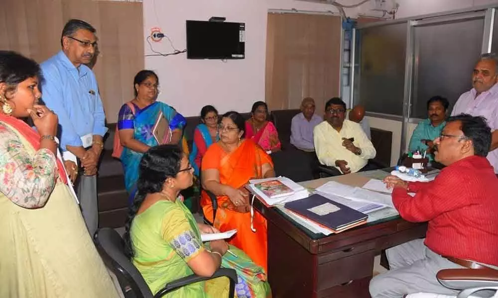 Provide quality medical services, District Collector Dr Pola Bhaskara tells officials
