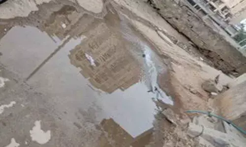 Hafeezpet: Drinking water going waste