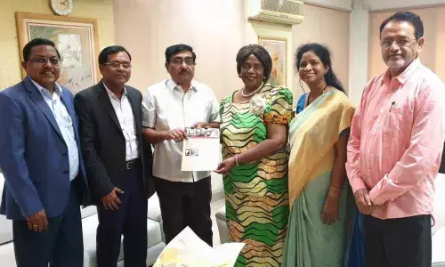 Zambian Womens University Chancellor visits TSCHE