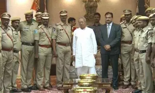 New year celebrations at Raj Bhavan, governor Biswabhusham Harichandan wishes the state