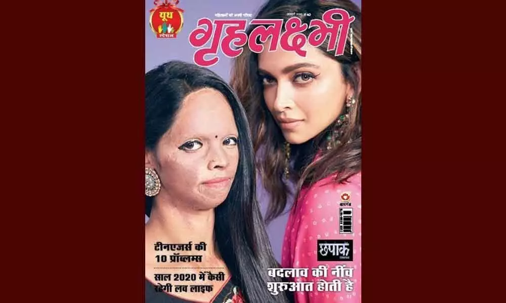 Chhapaak Promotions: Deepika In Grehlakshmi Posters