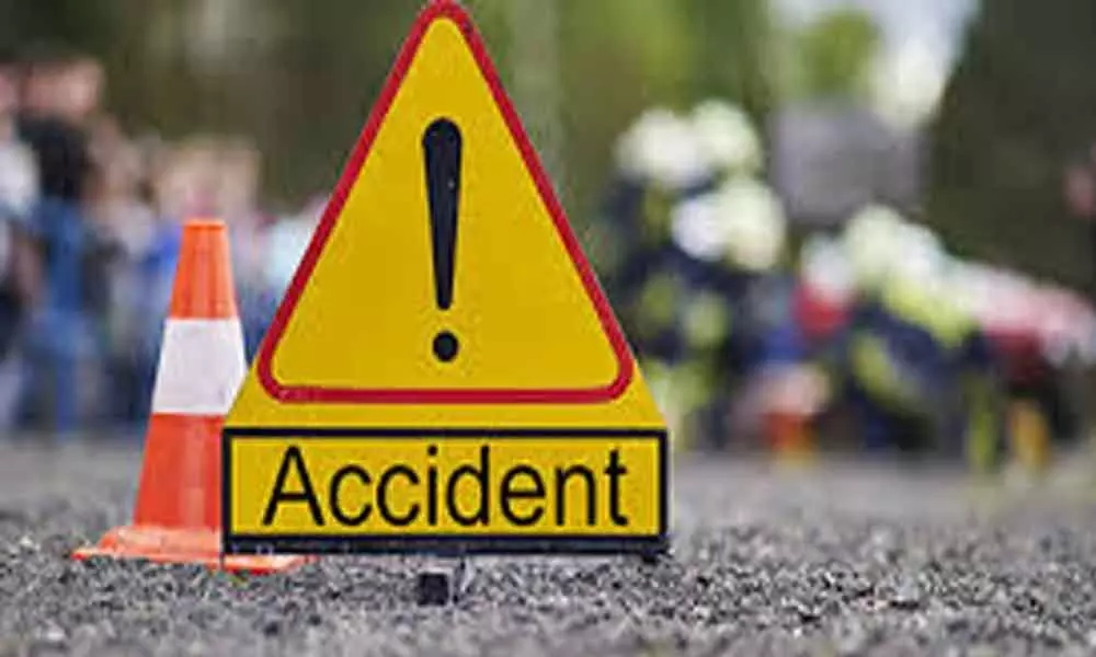 Three killed in a road accident at Kanchili in Srikakulam