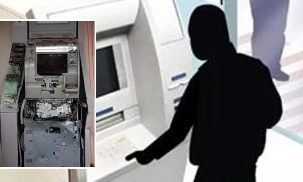Burglars cut open ATM in Nalgonda, steal money
