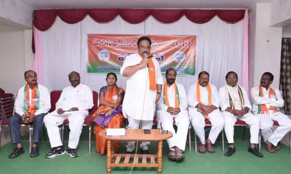 Warangal: BJP defends CAA, blames Congress for the row