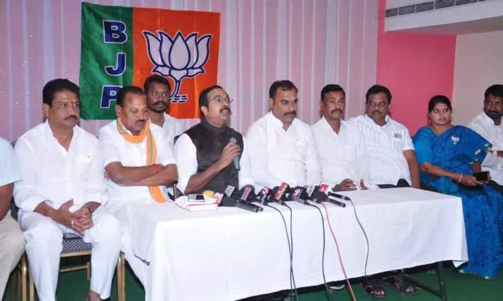 Family rule is going on in Telangana State: BJP spokesperson K Krishna Saagar Rao