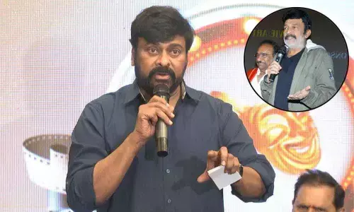 Chiru seeks united efforts, slams Dr Rajasekhar