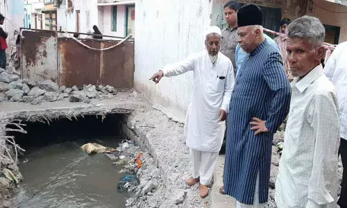 MLA Quadri inspects TS development works in Talabchanchalam division